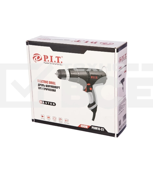 Дрель шуруповерт сетев PBM10-C1 МАСТЕР (400Вт,0-800об/мин.) P.I.T. P.I.T., шт