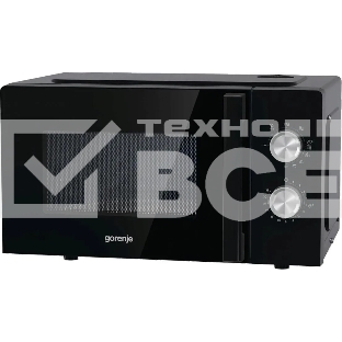 Микроволновая печь Gorenje MO20E2BH черный 20л 800Вт поворотный механизм