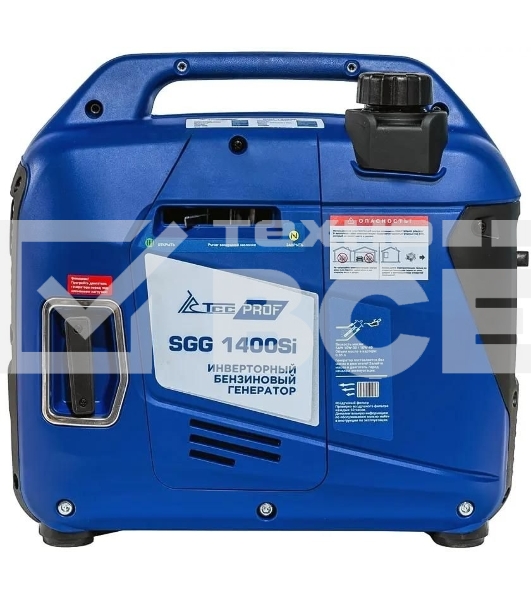Электрогенератор бензиновый инверторный ТСС SGG 1400Si, 1.4 кВт, 56 дБ, 10.5 кг