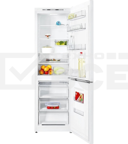 Холодильник Atlant XM 6624-109 белый двухкамерный 228/119л морозилка снизу