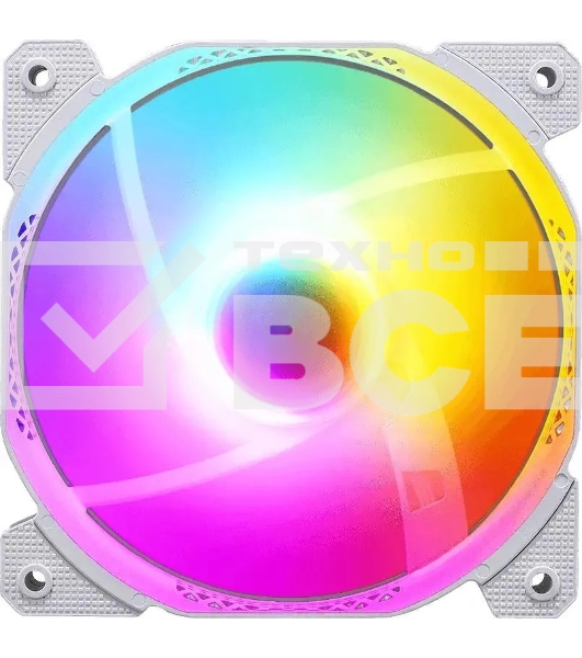 Вентилятор для корпуса Aerocool / Formula Cosmic 14WH FR RGB белый, 140 мм, 1100 об/мин, 22.3 дБ, 4 pin