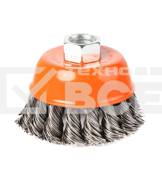 Щетка EDGE by PATRIOT чашеобразная 75ммХМ14 витая проволока