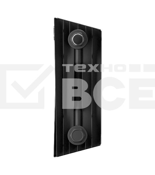Радиатор биметаллический Royal Thermo PianoForte 200 черный- 14 секц.