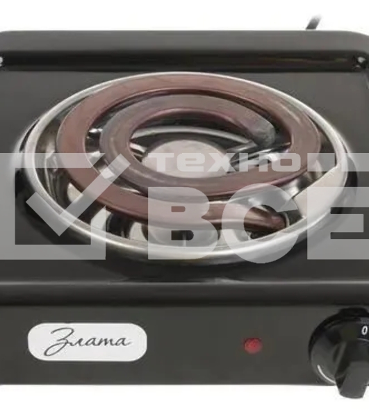 Плита настольная электрическая Злата 114Т черная