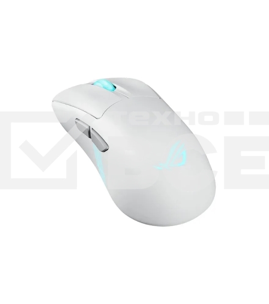 Мышь беспроводная ASUS ROG KERIS II ORIGIN, 54g, Wired, 2.4GHz RF, Bluetooth 5.1, 42K DPI sensor, 5 Prograммable Buttons, White