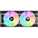 Система водяного охлаждения ID-Cooling FX240 LCD (Soc 1851/1700/1200/115X/AM5/AM4, 2x120мм fan, 2000rpm, 27.2 дБ, 300W, PWM 4-pin/5V 3Pin ARGb,Cop) (FX240 LCD), фото9