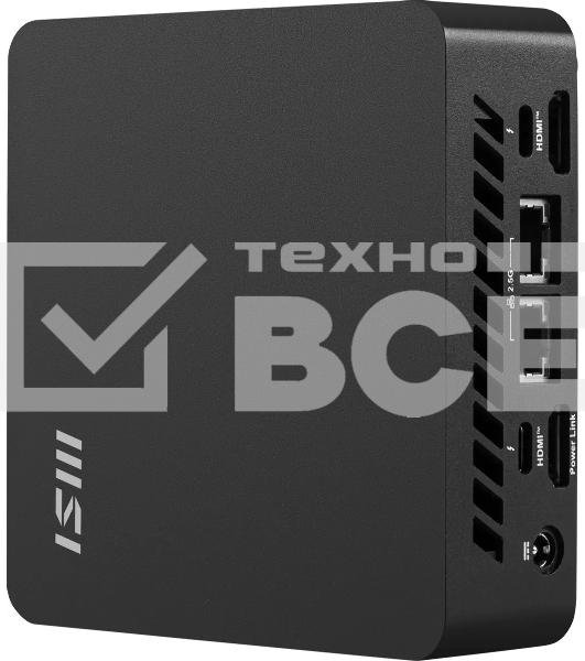 Неттоп MSI Cubi NUC AI 1UMG-061BRU Core Ultra 5 125H (1.2) Arc graphics без ОС 2x2.5GbitEth WiFi BT 120W черный (936-B20911-061)