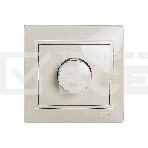 Светорегулятор СП 800 Вт Мира крем/крем. Lezard 701-0303-115, фото 1