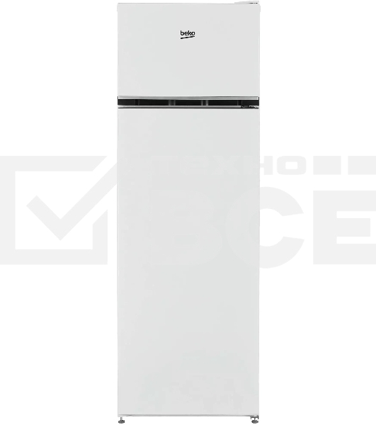 Холодильник Beko B1RDSK280W белый двухкамерный 210/46л морозилка сверху