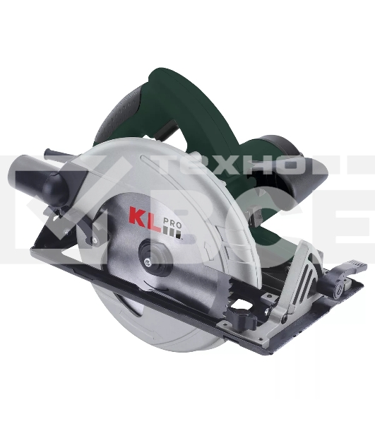 Профессиональная пила циркулярная KLPRO KLDAT18501 1350 w 190мм (сеть, 1350Вт, 5000об/мин, 190мм, 20мм)