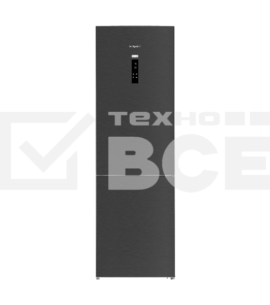 Холодильник Hotpoint HDKP 8201I DX нержавеющая сталь двухкамерный 257/100л морозилка снизу, No Frost