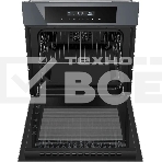 Шкаф духовой электрический Maunfeld AEOD60103G1, 60л, дверца с 3 стеклами, графит, фото11