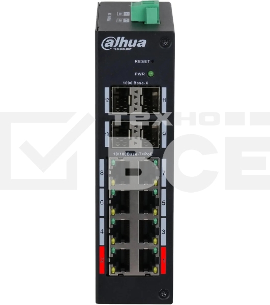 Коммутатор Dahua DH-HS4412-8ET-96 управляемый