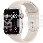Смарт-часы Apple Watch SE 2024 A2723 44мм корп.сияющая звезда Sport Band рем.сияющая звезда разм.брасл.:M/L, фото 1
