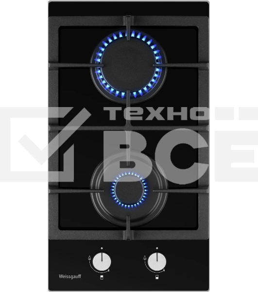 Газовая варочная поверхность Weissgauff HGG 320 BGL черный