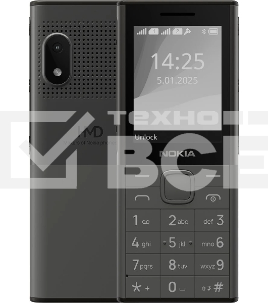 Мобильный телефон Nokia HMD 150 MUSIC TA-1716 DS EAC DARK GREY