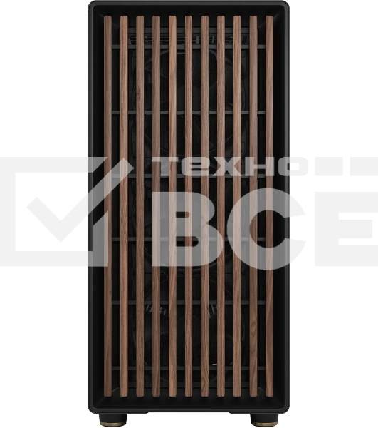 Компьютерный корпус без блока питания Case Fractal Design North XL, Full-Tower, 3x140мм, 2xUSB-A 3.0 + 1xUSB 3.2 Type-C E-ATX, ATX, mATX, mITX Wood panel Charcoal черный