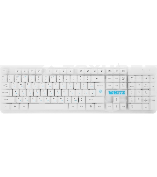 Клавиатура проводная Defender GK-172, USB, белый