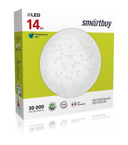 Светильник Smartbuy (SBL-MD-14-W-6K) 14W/6000К