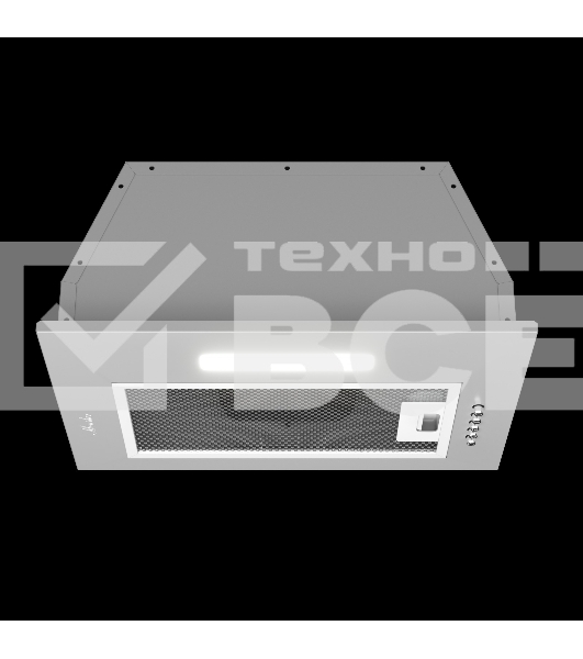 Вытяжка встраиваемая Monsher Angers 40 Acier серебристый, 40 см, 800 куб. м/ч, 45 дБ