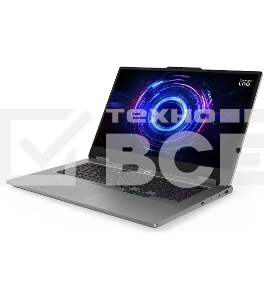 Ноутбук Lenovo LOQ 17IRX10 Core i5 13450HX 16Gb SSD512Gb NVIDIA GeForce RTX5050 8Gb 17.3' IPS FHD (1920x1080) без ОС grey WiFi BT Cam (83JH0089RK)