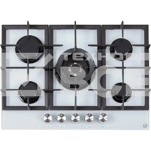 Газовая варочная панель MBS PG-801WH стекло белое