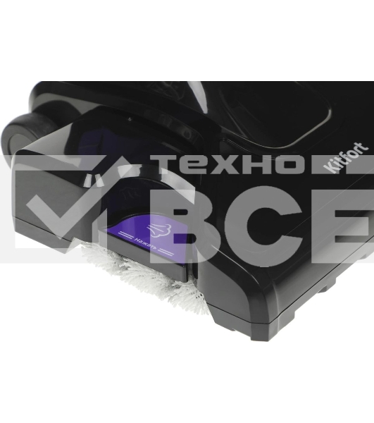 Пылесос вертикальный паровой Kitfort KT-575-1 черный, питание питание от сети, 1600 Вт, уборка влажная/паром/сухая, пылесборник 1.1 л