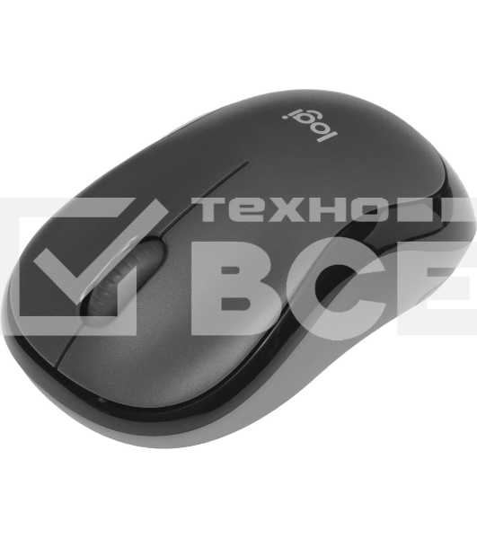 Мышь беспроводная Logitech M220 SILENT черный/серый, 1000 dpi, радиоканал, USB, кнопки - 3
