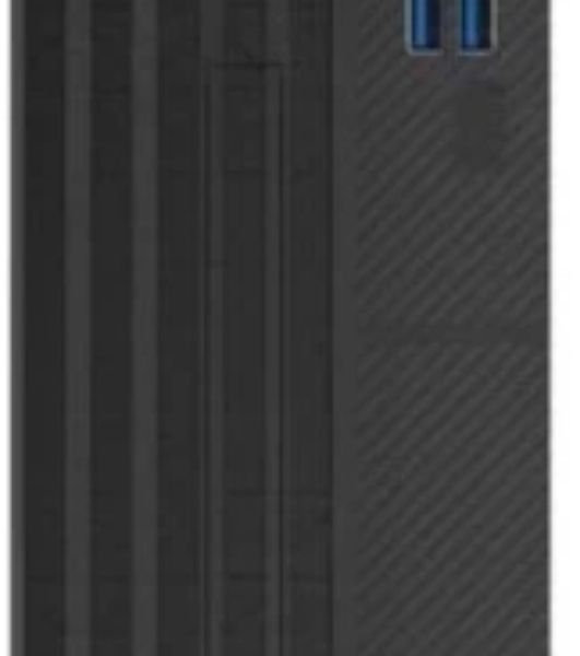 Корпус mATX Eurocase A001 черный, ABS пластик, 2*USB2.0, 2*USB3.0, HD AUDIO