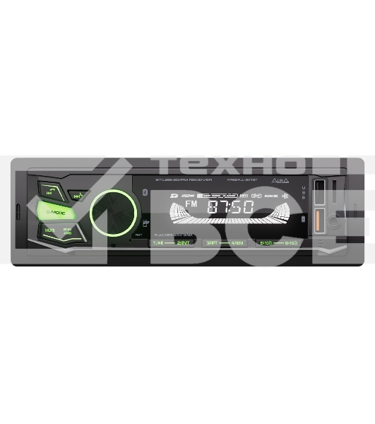 Автомагнитола AURA FIREBALL-201BT, 1 DIN, Bluetooth, USB Type-A, AUX