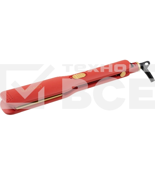 Выпрямитель для волос Energy EN-841 красный/золотистый, 39 мм, 200 °C, 1 режим