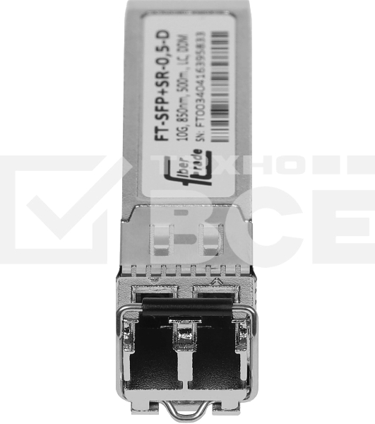 Модуль оптический Future Technologies FT-SFP+SR-0,5-D Модуль оптический FT-SFP+SR-0,5-D (10G, 850nm, 500m., LC, DDM)