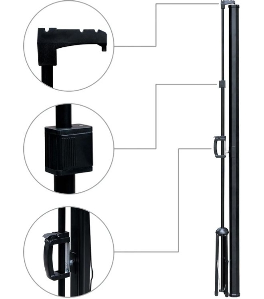 Экран на штативе Lumien Eco View 130x227см (раб.область124х221 см) (100') Matte White 16:9