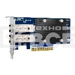 Сетевая карта QNAP Expansion Card QXG-10G2SF-X710 PCIe Gen3 x8 2x10GbE(SFP+), фото 1