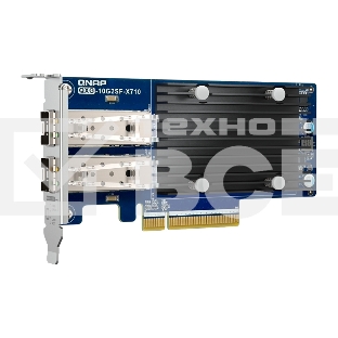 Сетевая карта QNAP Expansion Card QXG-10G2SF-X710 PCIe Gen3 x8 2x10GbE(SFP+)