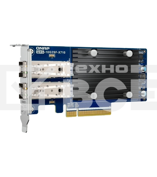 Сетевая карта QNAP Expansion Card QXG-10G2SF-X710 PCIe Gen3 x8 2x10GbE(SFP+)