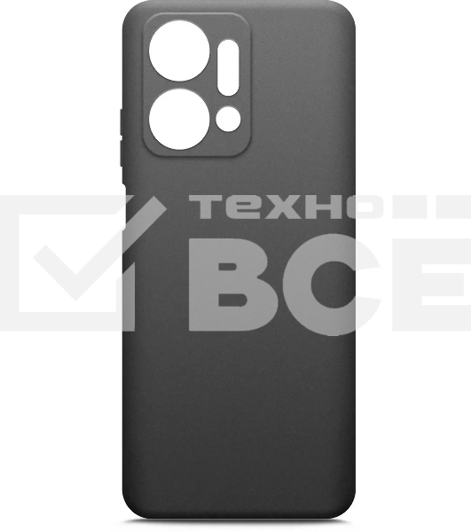 Чехол (клип-кейс) BoraSCO для Honor X7a черный