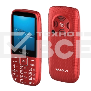 Мобильный телефон Maxvi B32 красный