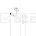 Наушники внутриканальные Hoco M1 Pro 1.2м белый проводные в ушной раковине, фото 1