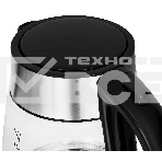 Чайник электрический Starwind SKG3026 1.7л. 2200Вт черный/серебристый (корпус: стекло), фото4
