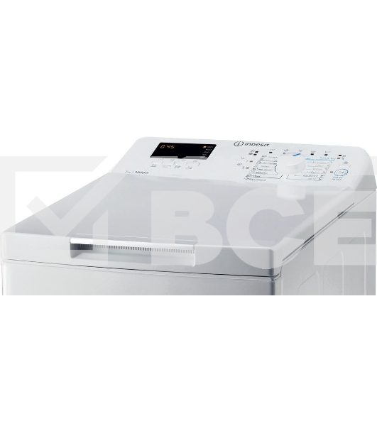 Стиральная машина Indesit BTWS72200EUN белый, загрузка вертикальная 7 кг, 1200 об/мин., класс: А