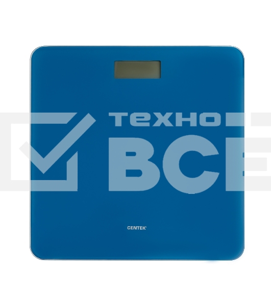 Весы напольные  Centek CT-2443 LCD BLUE