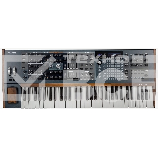 Синтезатор [551001] Arturia [PolyBrute] 6 голосная полифония, 61 клавиша, полувзвешенная, velocity, aftertouch, 2x аналоговых VCO, 32-шаговый арпеджиатор, 64-шаговый секвенсор, 3D-контроллер Morphee