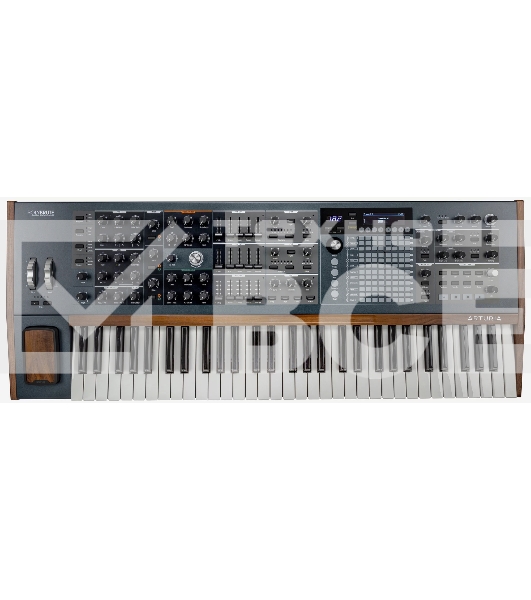 Синтезатор [551001] Arturia [PolyBrute] 6 голосная полифония, 61 клавиша, полувзвешенная, velocity, aftertouch, 2x аналоговых VCO, 32-шаговый арпеджиатор, 64-шаговый секвенсор, 3D-контроллер Morphee