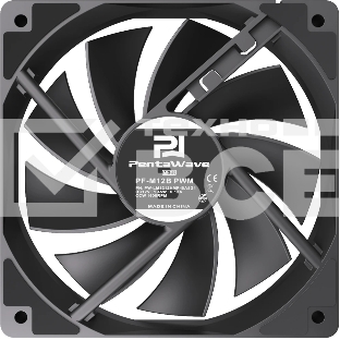 Вентилятор PentaWave PF-M12B PWM черный 120mm 1600rpm 28.5db 4-pin