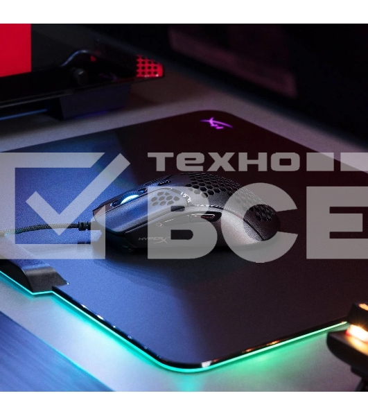 Мышь проводная HyperX Pulsefire Haste черный, 16000 dpi, USB, кнопки - 6