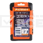 Набор сверл по металлу PATRIOT, быстрорежущая сталь, 13 шт: 1,5-6,5мм, в пластиковом боксе, фото2