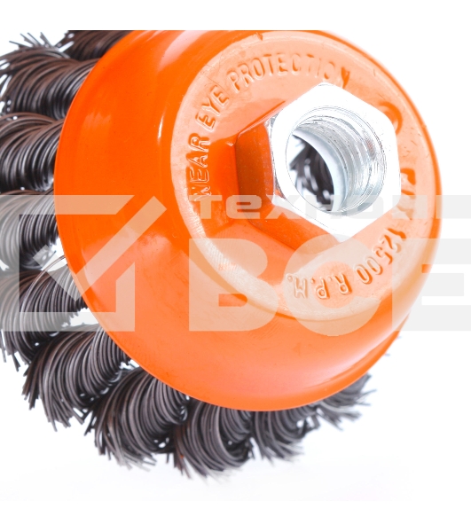 Щетка EDGE by PATRIOT чашеобразная 75ммХМ14 витая проволока