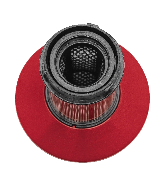 Пылесос вертикальный BBK BV3004 серый/красный, питание от аккумулятора, 60 Вт, уборка сухая, пылесборник 0.8 л