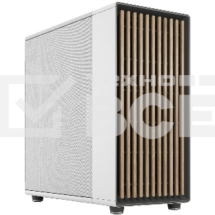 Компьютерный корпус без блока питания Fractal Design North XL, Full-Tower, 3x140мм, 2xUSB-A 3.2 + 1xUSB 3.2 Type-C E-ATX, ATX, mATX, mITX Wood panel, Chalk белый